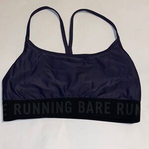 Running bare sports bra